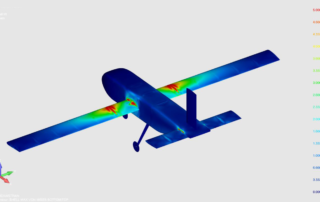 FEA on wing and tail surfaces